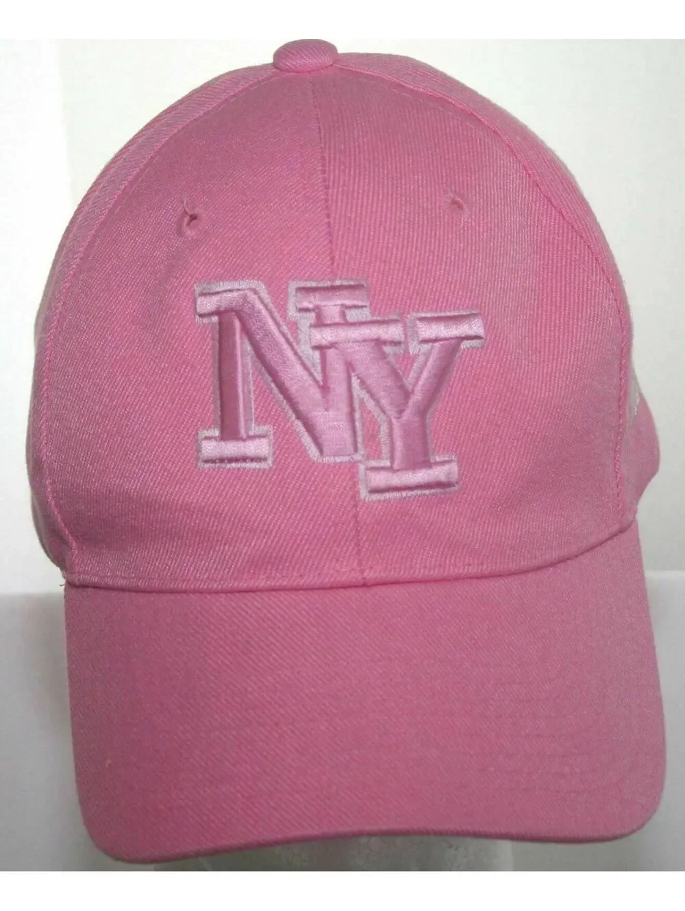 Pink New York Hat - New York City Acrylic Strapback Baseball Cap